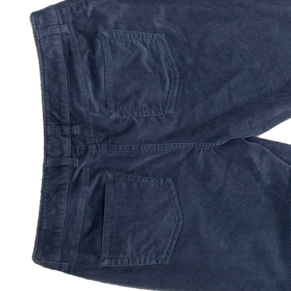 Garnet Hill Gray Straight Leg Corduroy Pants Womens Size 10P Effortless Chic - Picture 5 of 12